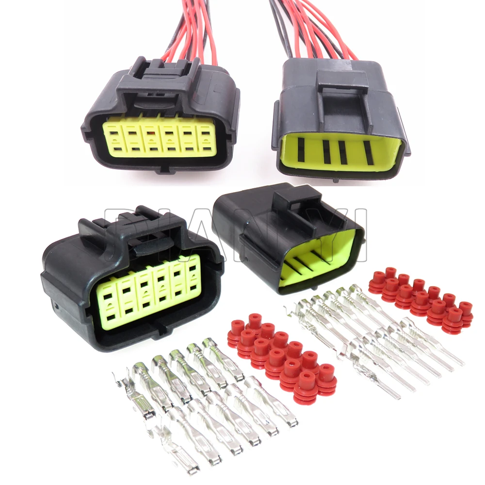 1 Set 12 Way Starter Auto Electric Wire Socket Automobile Sealed Adapter 174663-2 174661-2 184058-1 368537-1 Car Sensor Plug