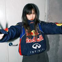 Red Bull embroidered jacket, stylish motorcycle riding suit, printed casual pilot jacket, T-shirt and thick jacket