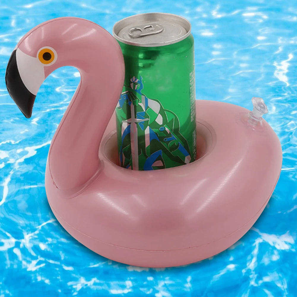 Swimming Pool Drink Cup Stand Inflatable Self-service Ice Tray Cooler Table Party Supplies for Pool Beach Swimming