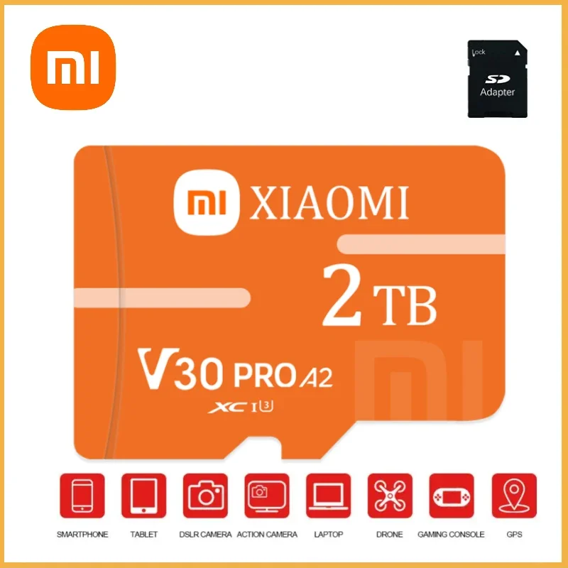 Xiaomi-Original Micro Cartão de Memória, TF, Cartão SD, Classe 10, Cartão Flash, Mini Cartão SD, Nintendo Switch, Telefone, Câmera, 1TB, 128GB