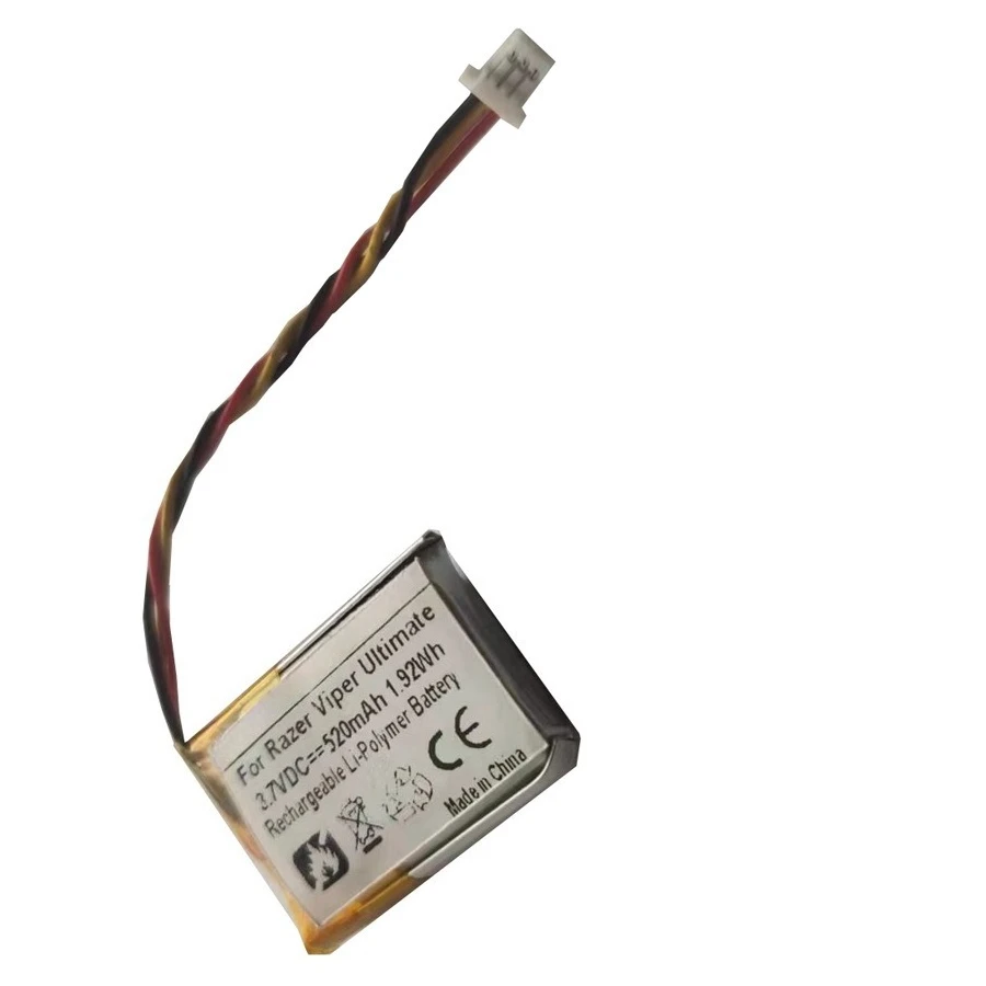 3.7V 520mAh PL702427 Li-Polymer Battery For Razer Viper Ultimate RC30-030501 Gaming Mouse
