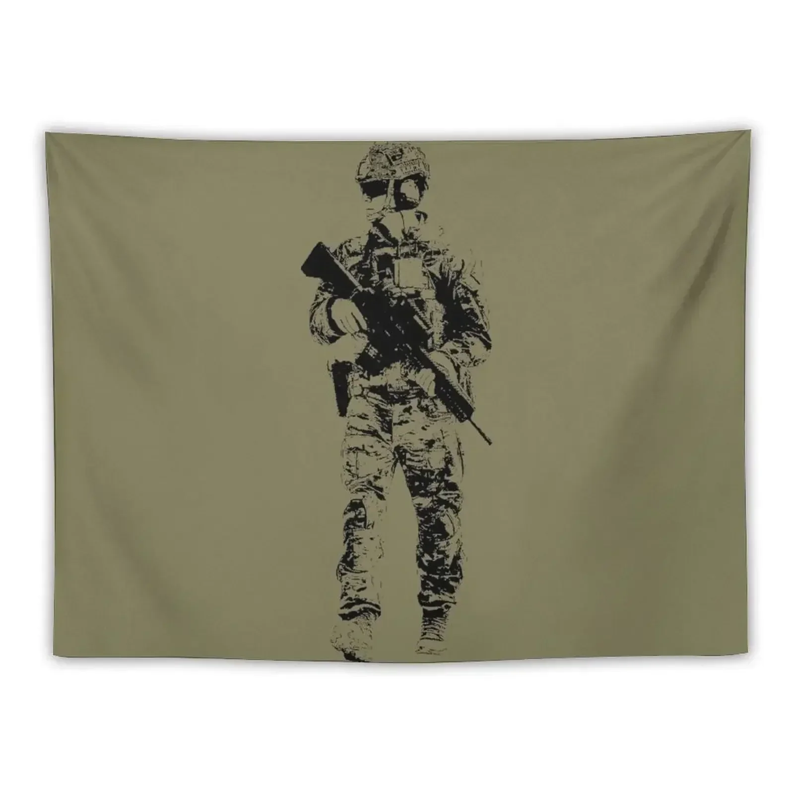 Australian Soldier Sketch Tapestry Room Decorator Decorative Wall Mural Decoration Wall Tapestry