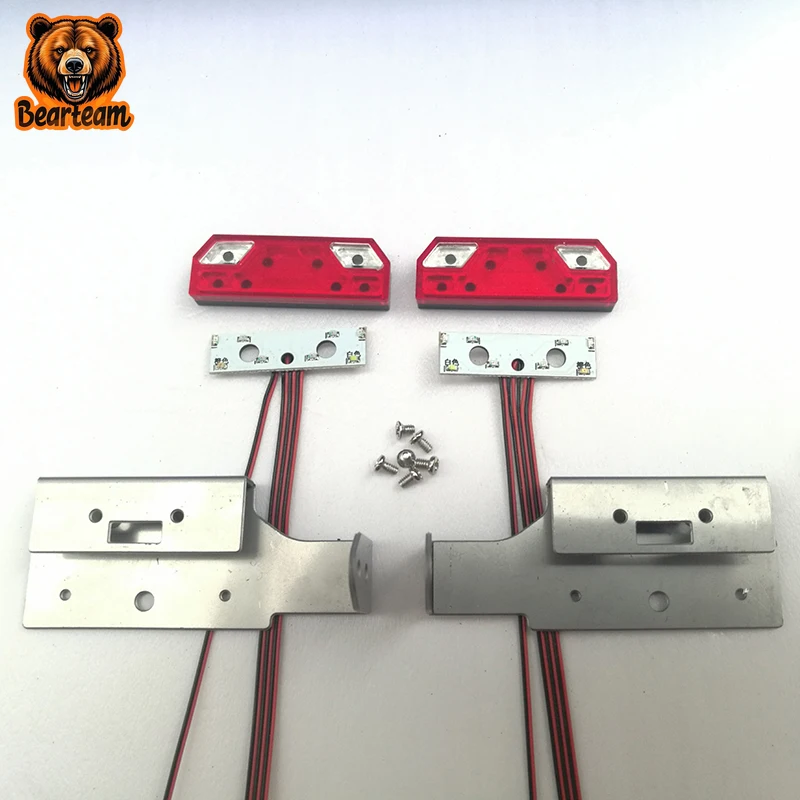 Simulation Taillight for 1/14 Tamiya RC Truck Car For scania For volvo For man Diy Parts