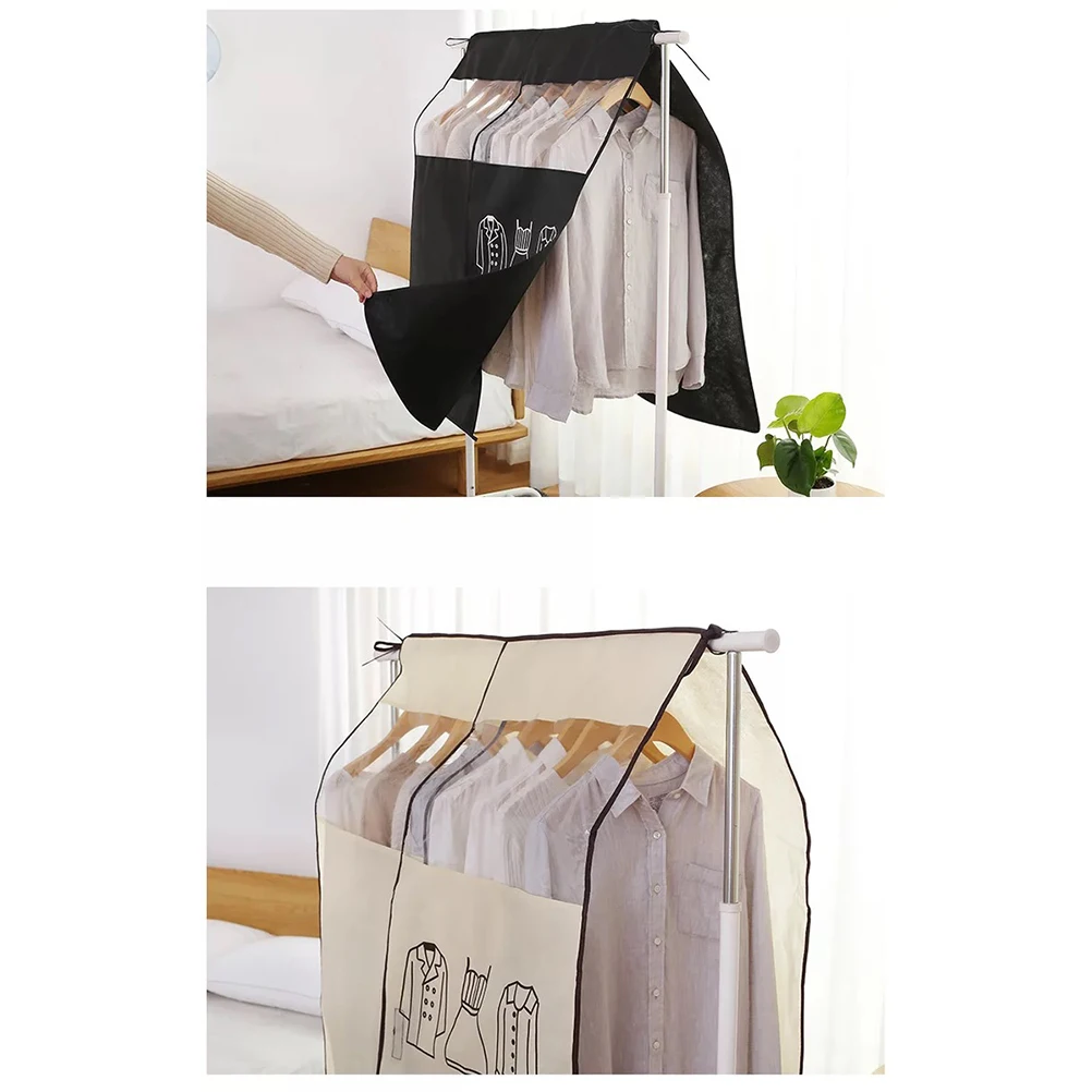 

Dust-proof Hanger Cover Coat Storage Wardrobe Bag Dress Bags Clothes for Travel