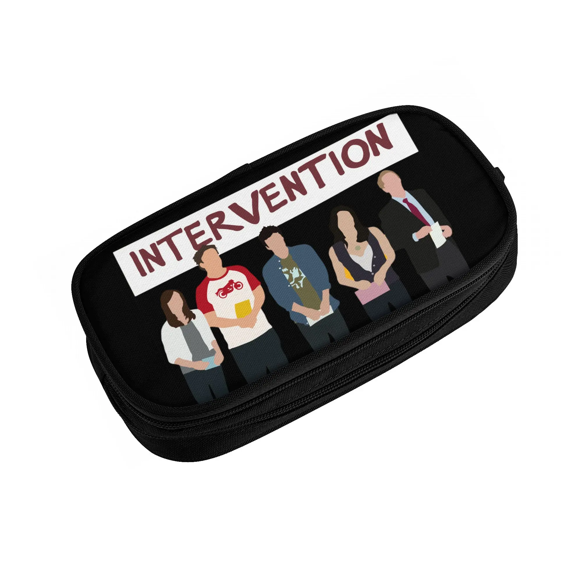 Intervention How I Met Your Mother Cute Pencil Case Girls Boys Large Capacity TV Show Pencil Pouch Students Stationery