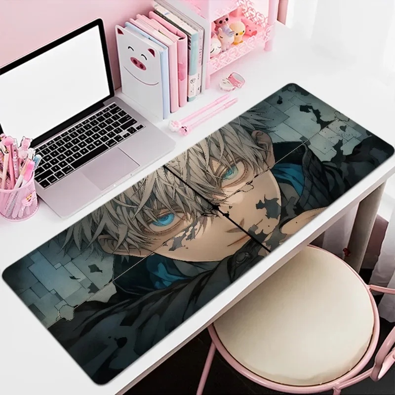 Cartoon Anime Mouse Pad Gomma antiscivolo Home Office Tastiera per computer Deskpad Tappetino per mouse grande per giocatori Accessori da gioco lavabili