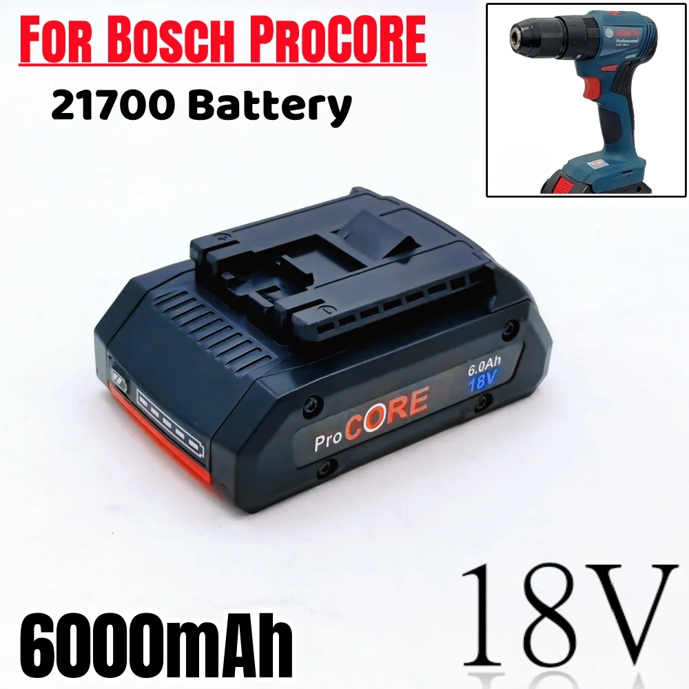 

Для Bosch ProCORE Premium Series 18 В, сменный аккумулятор 21700, совместимый с BAT609 BAT618 GBA18V8-аксессуар для электроинструмента