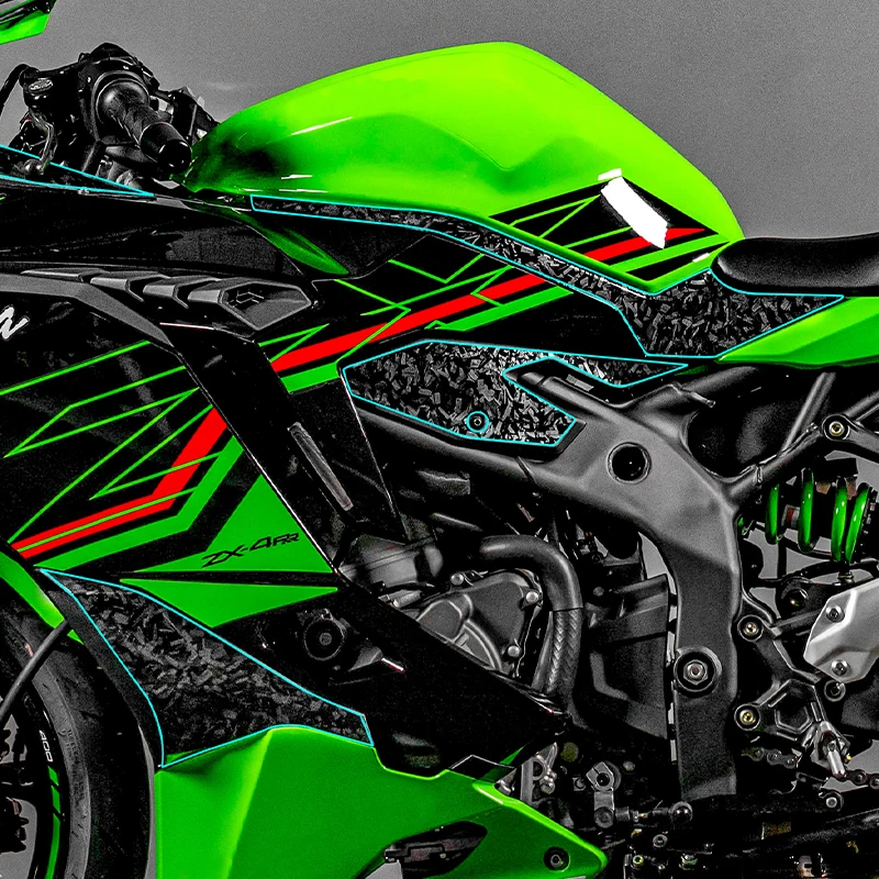カワサキZx4r,zx4rr,オートバイ,ボディペイント,鍛造カーボン