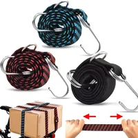 Motorcycle Seat Belt Rubber Luggage Rope Cord Hooks Bikes Rope Tie Auto Luggage Roof Rack Strap Fixed Band Hook Car Accessories