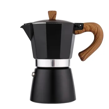 150ml/300ml Vintage Wooden Handle Espresso Maker Moka Pot Classic Italian KitchenTools…