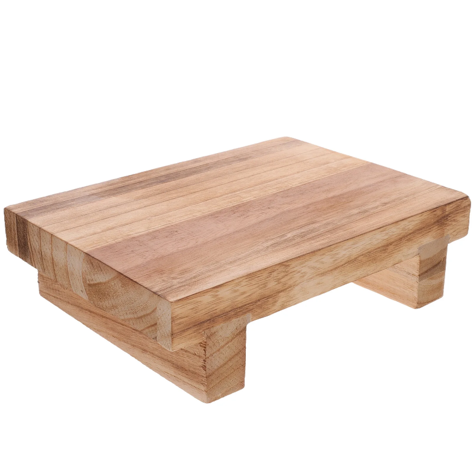 Reposapiés pequeño de madera para personas mayores, taburete para baño, oficina, hogar, sofá, reposapiés para comodidad de piernas y espalda