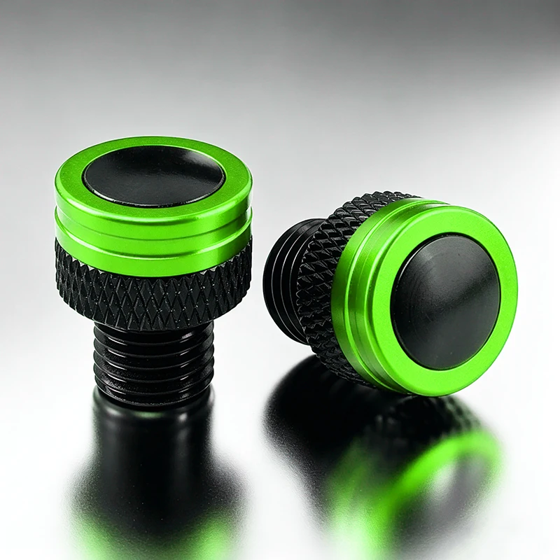 

Motorcycle CNC Rearview Side Mirror Hole Cap Plug For Kawasaki Z900 Z650 Z750 Z400 Z800 Z1000 Ninja 400 650 300 ZX6R ZX10R