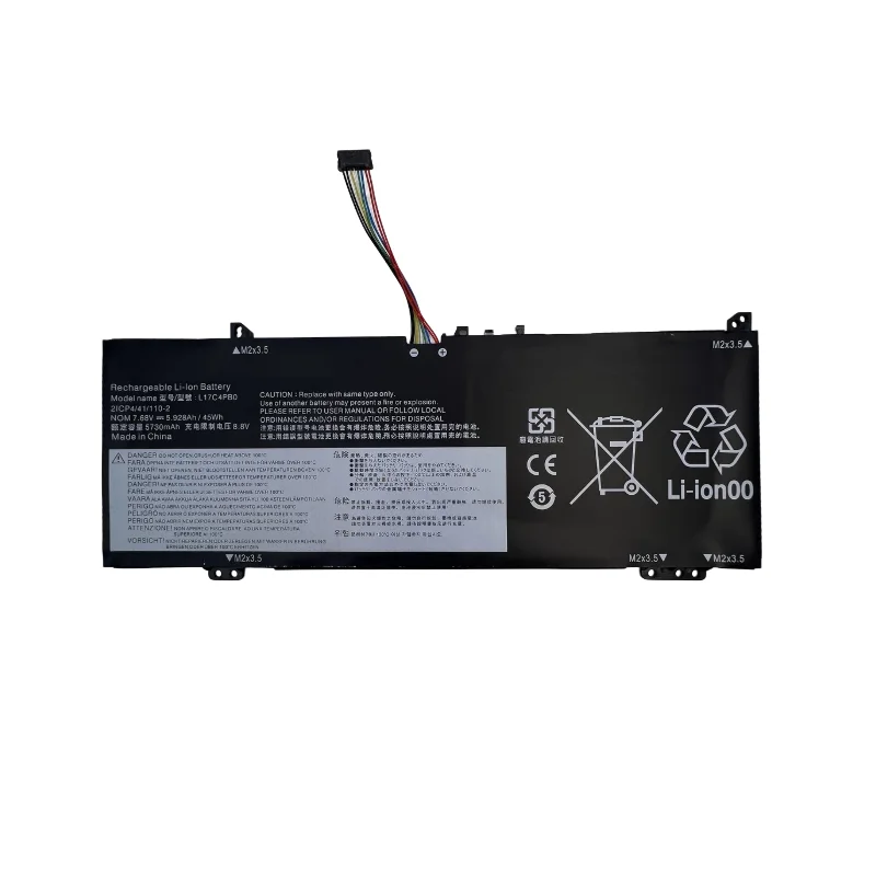 New L17M4PB0 For Lenovo Battery Ideapad 530s-14IKB 530s-15IKB Xiaoxin Air 14ARR 14IKBR 15ARR 15IKBR L17C4PB0 7.68V 45WH