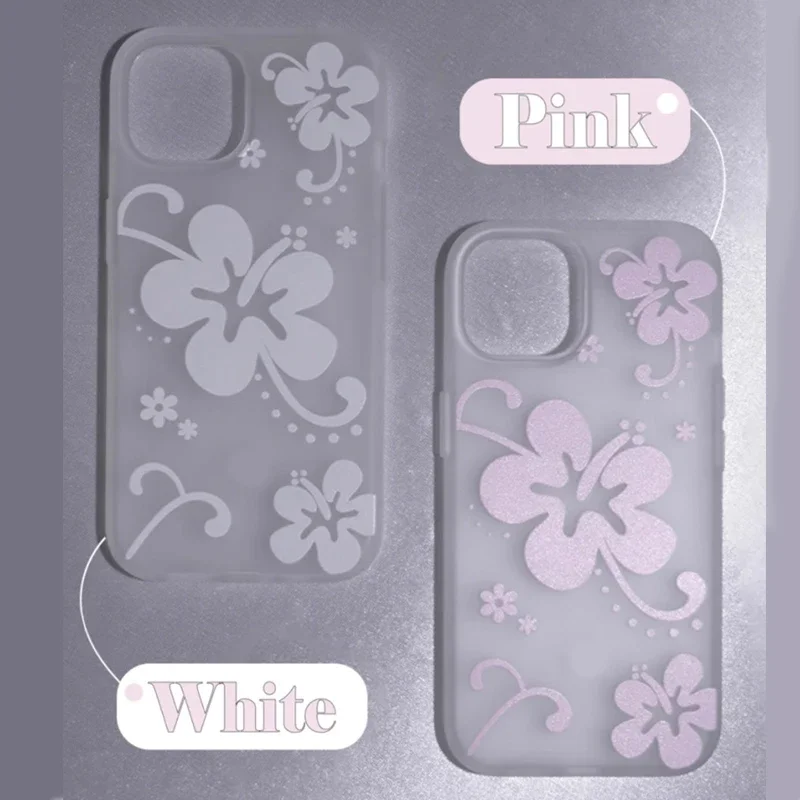 Funda de teléfono coreana Ins Dreamy Cherry Blossom Bowknot Kawaii para iPhone 16 E 15 14 13 12 11 Pro Max 7 8 Plus MINI Y2K