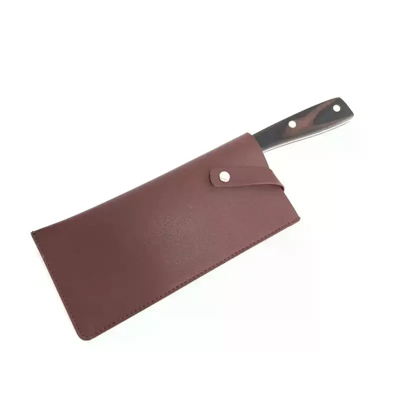 Knifves Sheath Leather Chopper Cleaver Butcher Blade Guard Case Chef Knife Leather Covers Storage Bag Chef