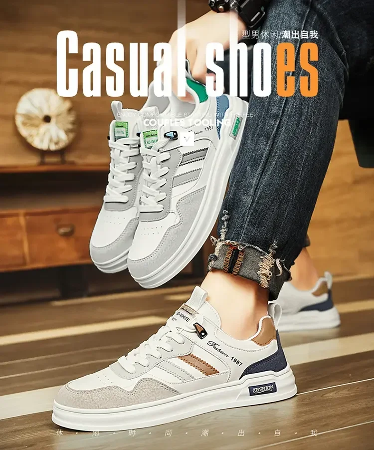 Tênis de corrida com renda masculina, tênis ao ar livre, tênis casual, tênis de luxo, moda