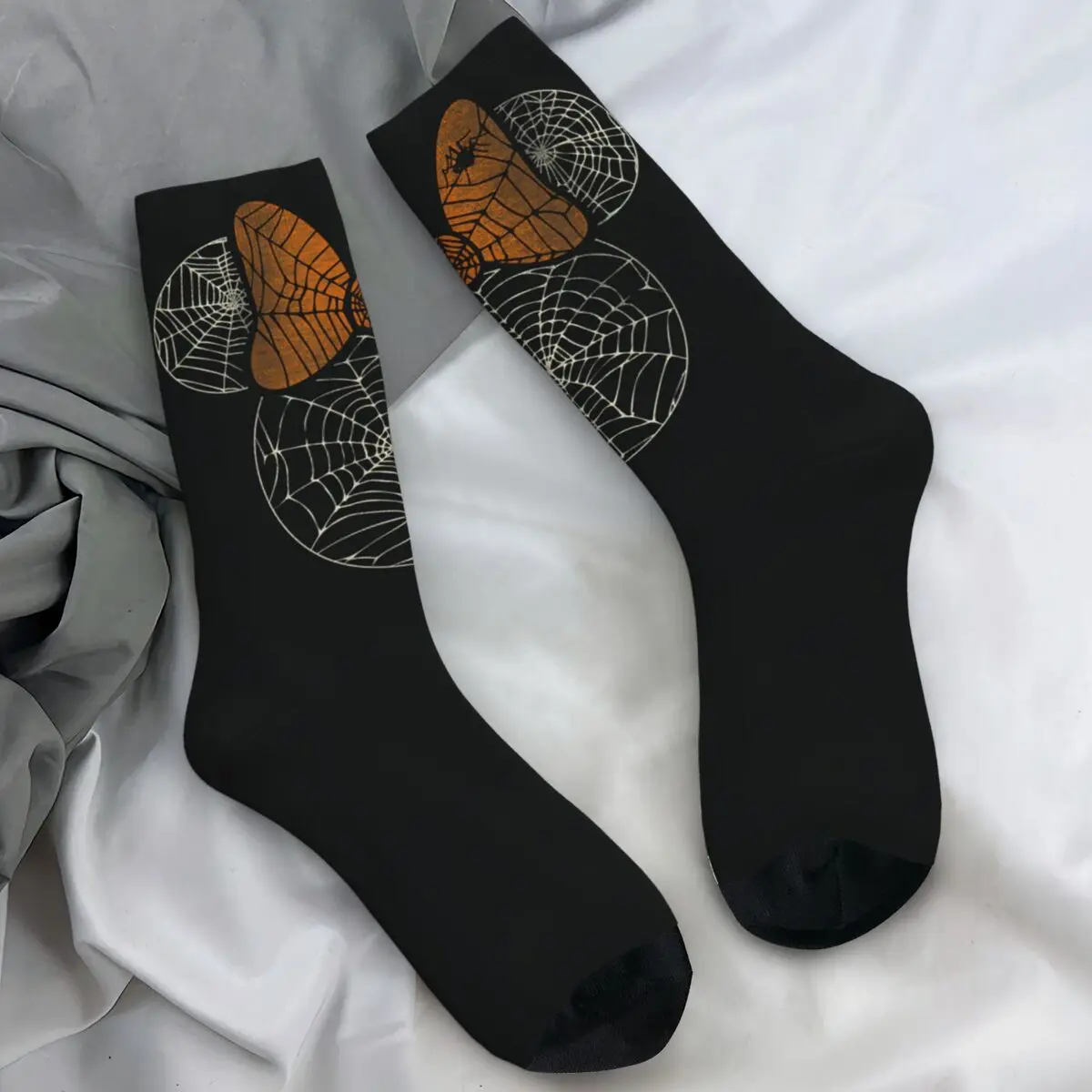 

Взрослые мужские носки, чулки с Минни-паутиной на Хэллоуин, зимние качественные носки в стиле Харадзюку, спортивные нескользящие носки на открытом воздухе