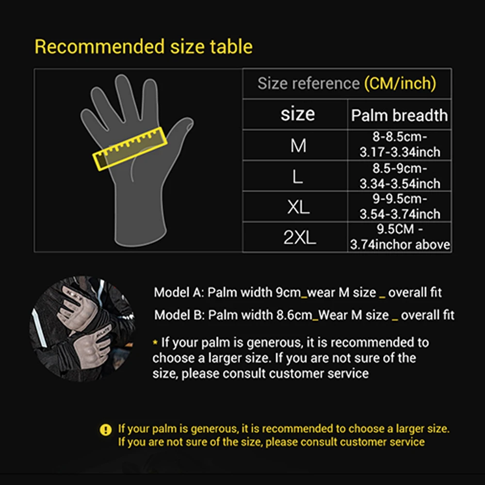 Motorcycle Gloves Men Women Touch Screen Full Finger Racing Climbing Cycling Riding Breathable Motocross Gloves