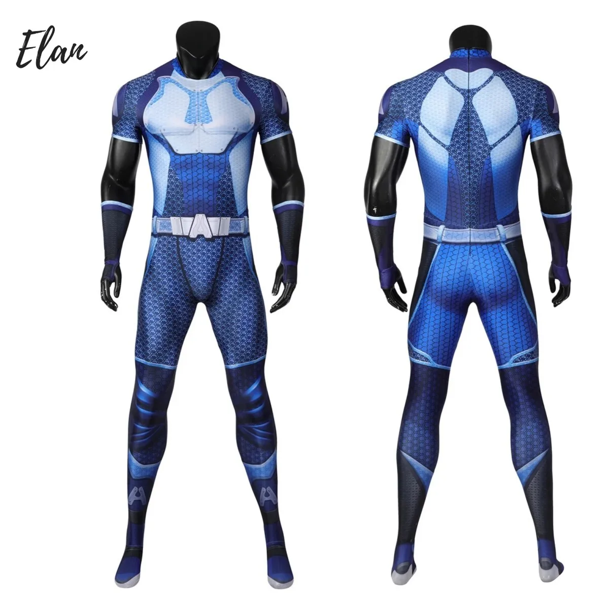 The Boys A-train Cosplay Costume 3D Printed Elastic A Train Zentai Suit with Glasses Outfit