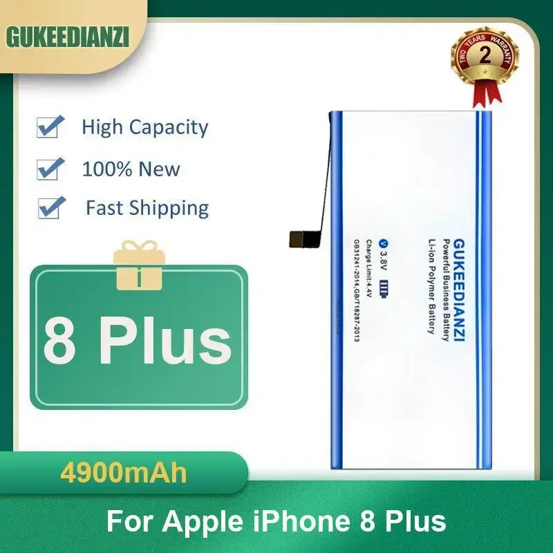 

Аккумулятор мобильного телефона 4900 мАч 8 Plus для Apple iPhone 8 Plus большой емкости