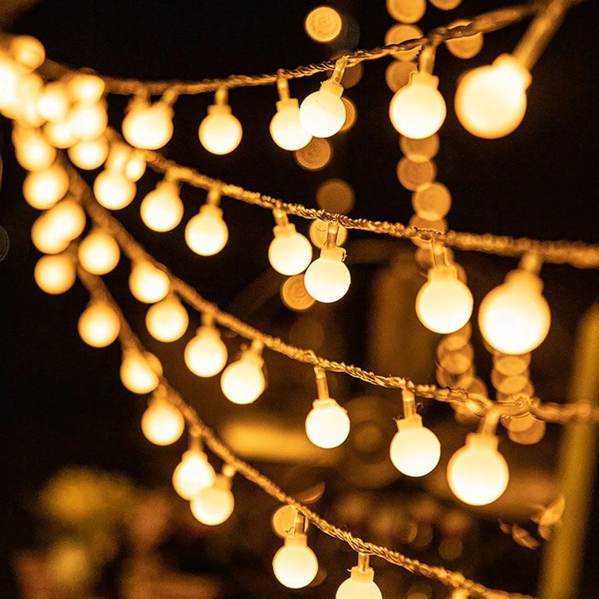 

Ball Garland Lights LED Fairy String Waterproof Outdoor Light Christmas Decoration 2023 Wedding Party Lights Decoration