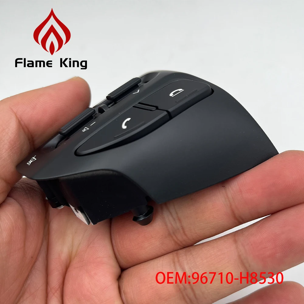 Flame king For Kia RIO 2018-2021 X-LINE K2 RIO 4 Bluetooth audio control buttons on the multifunctional steering wheel of a car