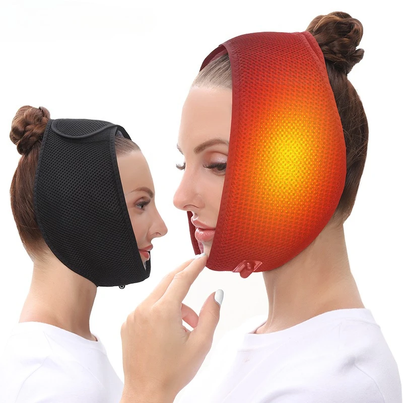 

Electric Heating Jaw Pad 3 Gear Heat Timer Relieves Facial Pain TMJ Improves Skin Suitable for Sensitive Skin Daily Care
