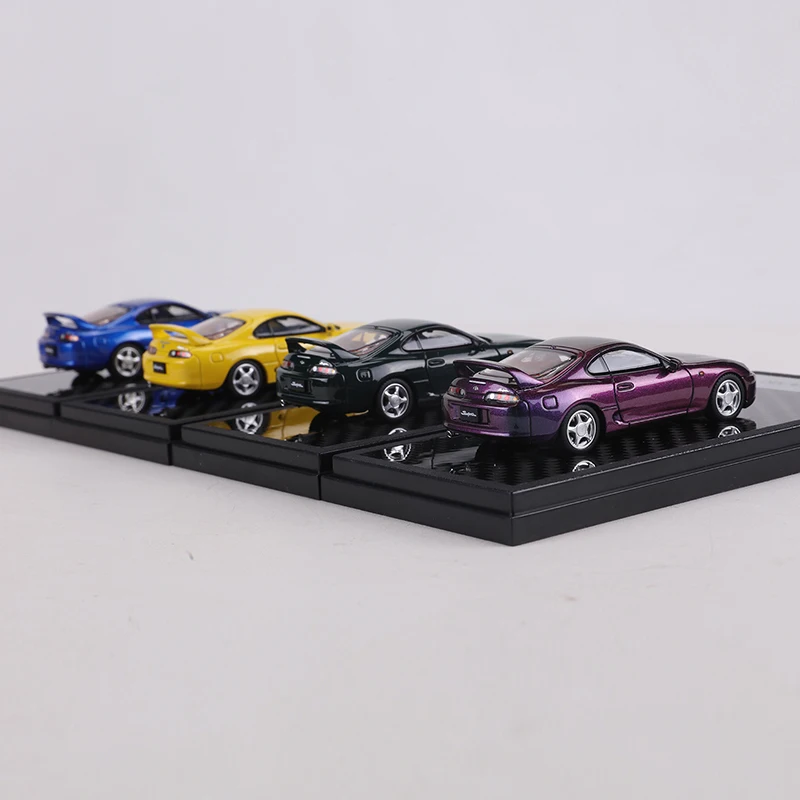 LCD 1:64 Supra A80 Alloy Model Car Can Open The hood view 5