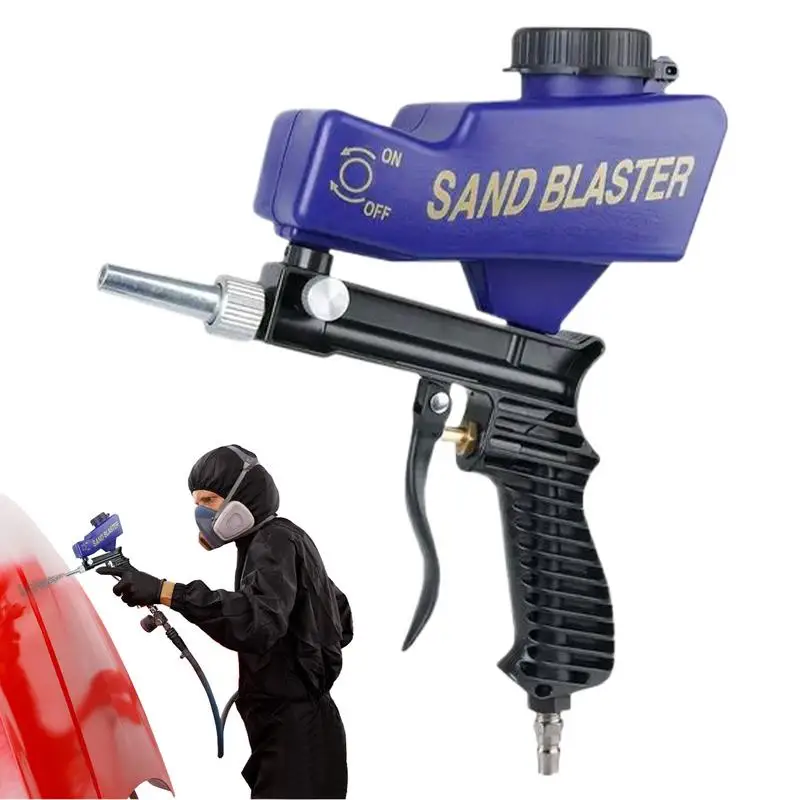

Portable Sandblasting Machine Sand Blasting Kit Handheld Sandblasting Equipment Rust Remover For Metal Paint Restoration Wood