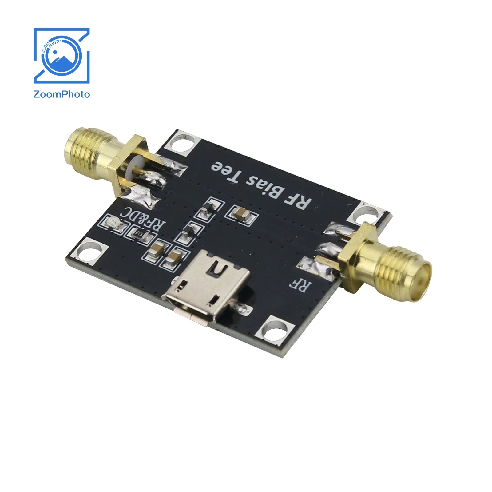 ADS-B 1090MHz Active Antenna DC5V Bias Tee Type-C Power Supply 23.15dBi High Gain RF Receiving Antenna with SMA Female Connector