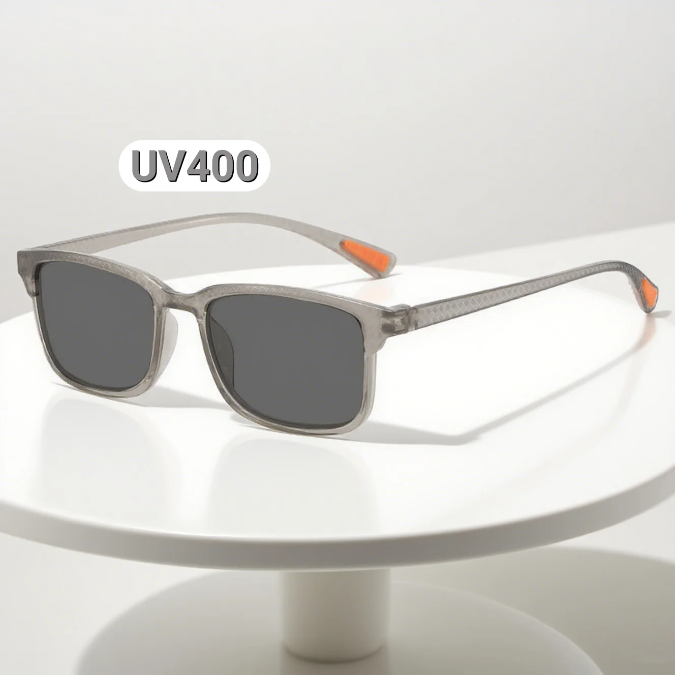 

2025 New Fashionable Square Frame Men's Sunglasses Outdoor Ultra Light Neutral Premium Versatile UV400 Sunscreen Sunglasses