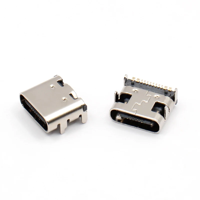 10 шт., 16-контактные Разъемы USB Type-C