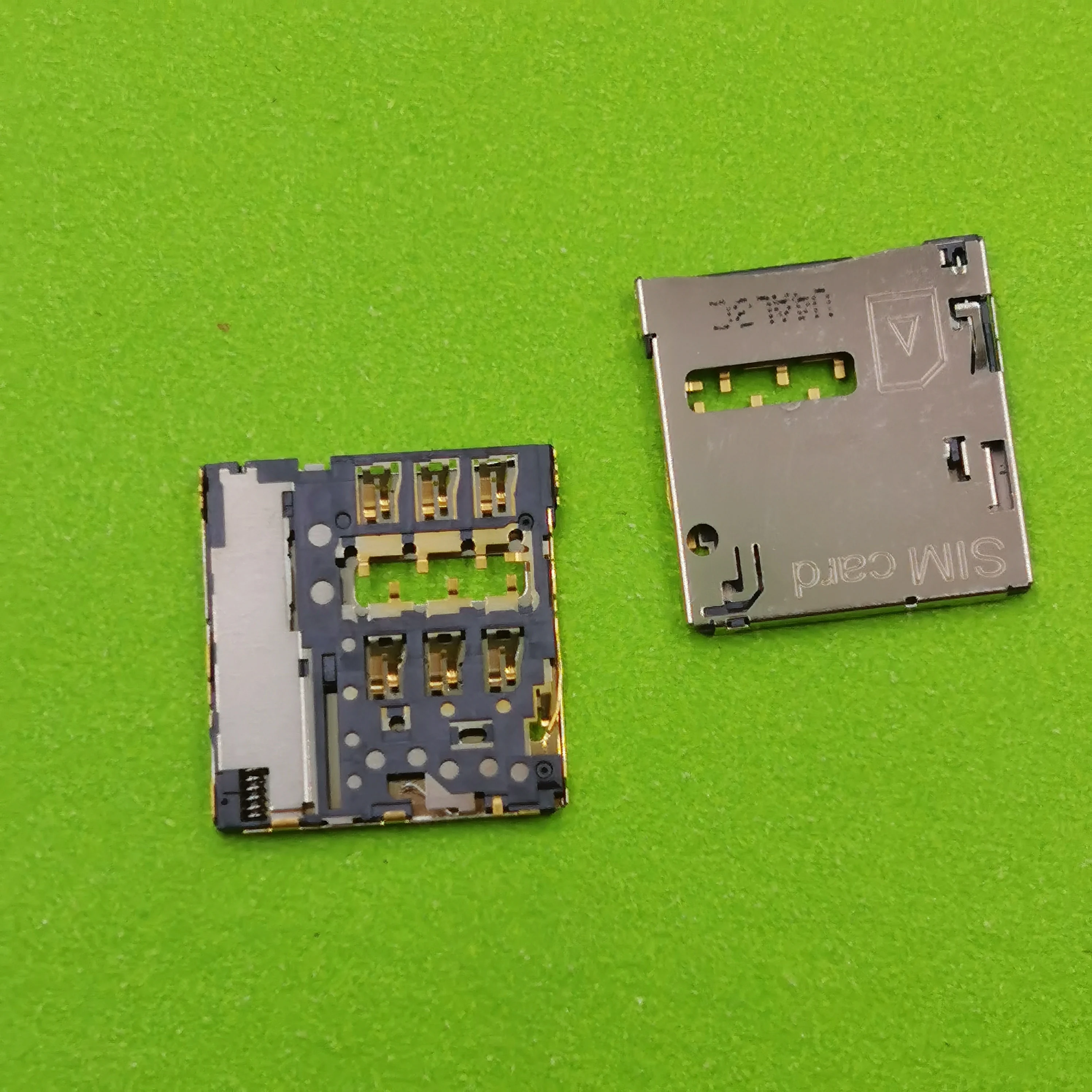 1-5Pcs Sim Card Reader Socket For Samsung Galaxy I9300 S3 Note2 N7100 S4 I9500 E210 E400 I9260 W2015 Slot Tray Holder Connector
