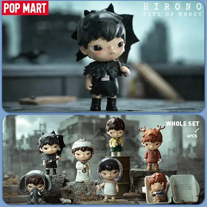 

POP MART Hirono City of Mercy Series 3 Blind Box Kawaii Mystery Figure - Original Box Birthday Gift Toy Model