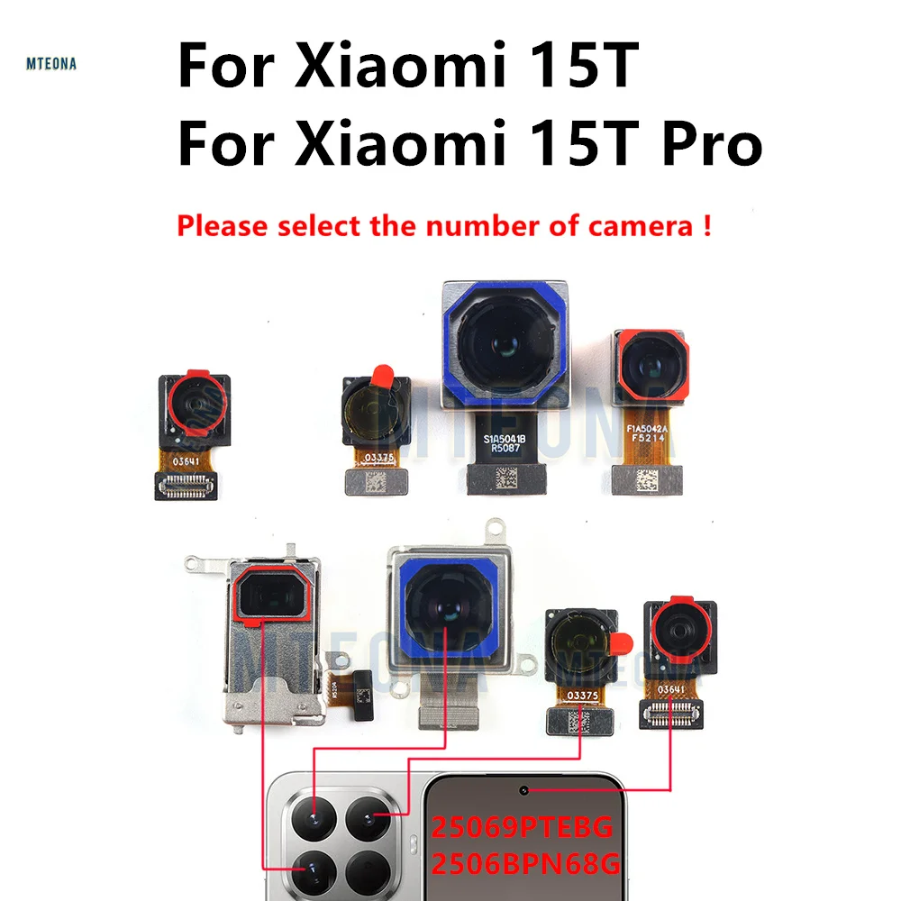 Back Big Rear Main Camera Module For Xiaomi 15T / Mi 15T Pro Small
