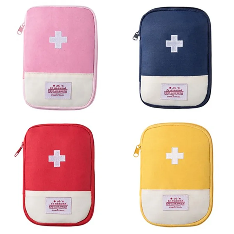 2023 Cute Mini Portable Medicine Bag First Aid Kit Medical Emergency Kits Organizer Outdoor Household Medicine Pill Storage Bag