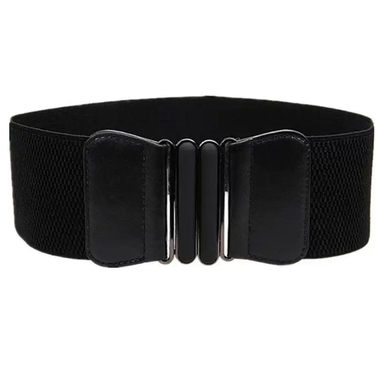 Women's Elastic Belt Wide Belt For Women Working White Belts Fashion High Quality Corset Stretch Women Waist Waistband DT099