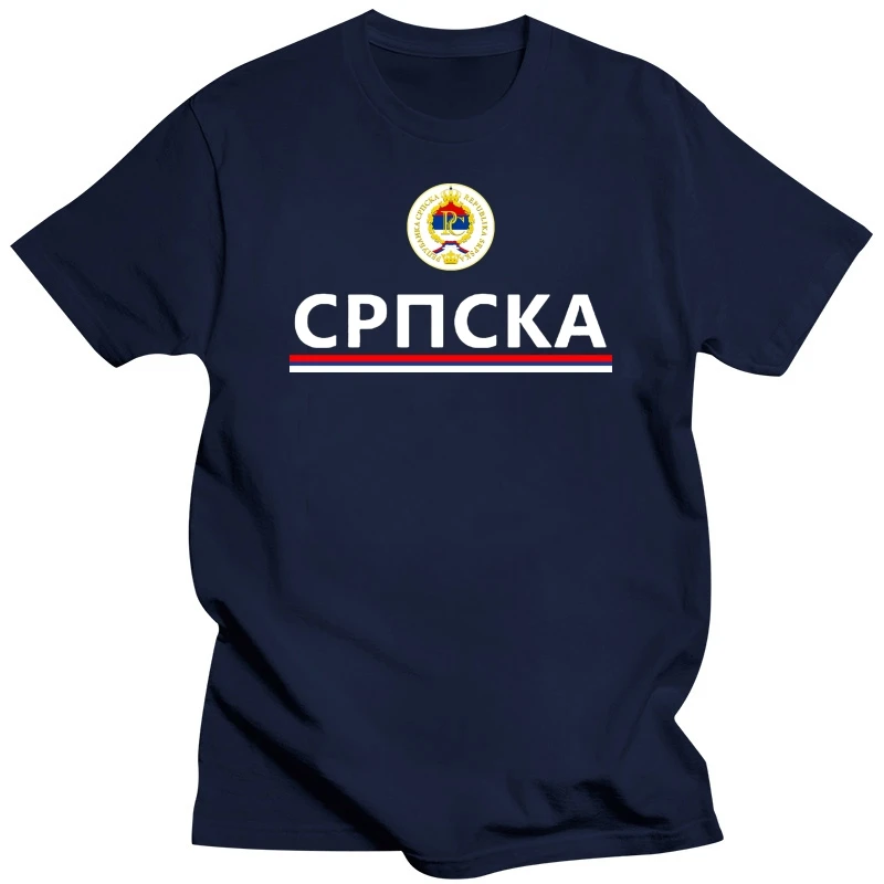 Humor Men Tshirt Original Srpska Sporter Jersey Style In Cyrillic T Shirt Big Size XXXL Unisex Camisa Tee Tops 2020