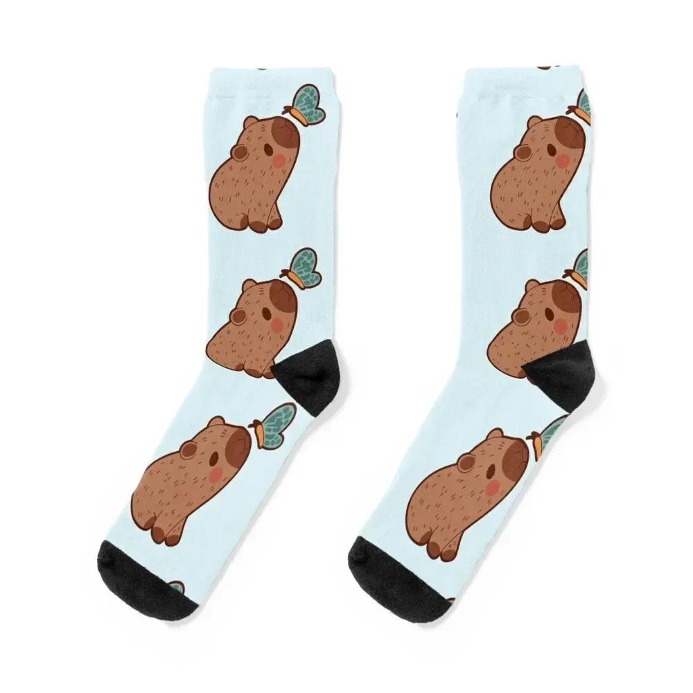 

Capybara Capybara Baby capybara Socks Hiking boots Sports Girl'S Socks Men's