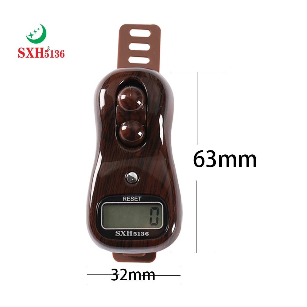 SXH5136 Model 3001 Battery Replaceable Electronic Rosary Hand Tally Counter Muslim Prayer Mini Ring Digtial Tasbih