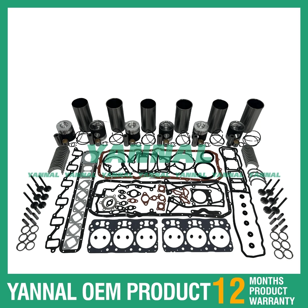 

New DE12TIS DE12T Overhaul Rebuild Kit For Doosan Engine Parts