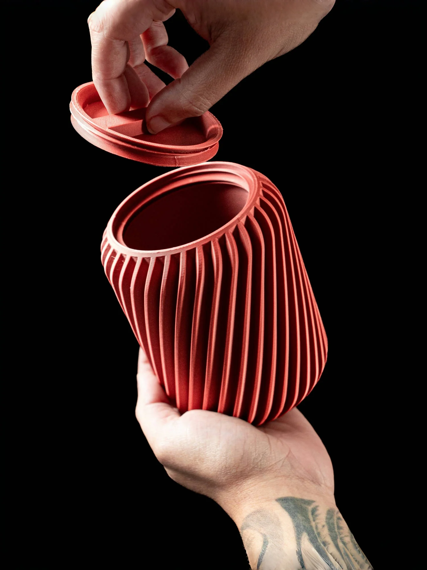 

3D Printed Jars Geometric Design Storage Jars Office Aesthetics Home Decor Interior Decoration