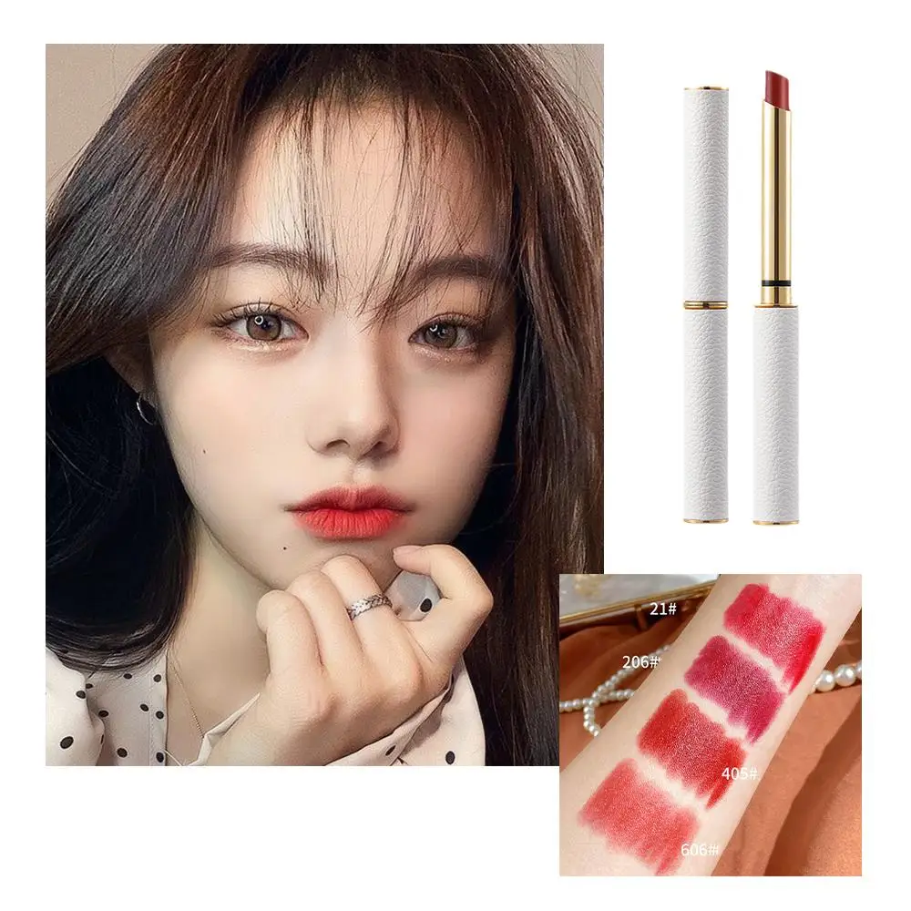 Velvet Lipstick Lip Gloss Matte Waterproof Non-stick Lip Tint Long Sexy Lasting Red Cup Matte Lip Stick M1P5