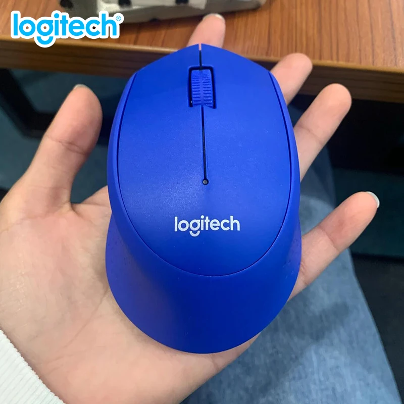 เมาส์ไร้สาย Logitech M280 เมาส์สำหรับแล็ปท็อป เมาส์สำหรับธุรกิจและสำนักงาน เมาส์ตามหลักสรีรศาสตร์ เมาส์ USB ใช้งานสะดวก สีสันสวยงาม พร้อมตัวรับสัญญาณไร้สาย 2.4G