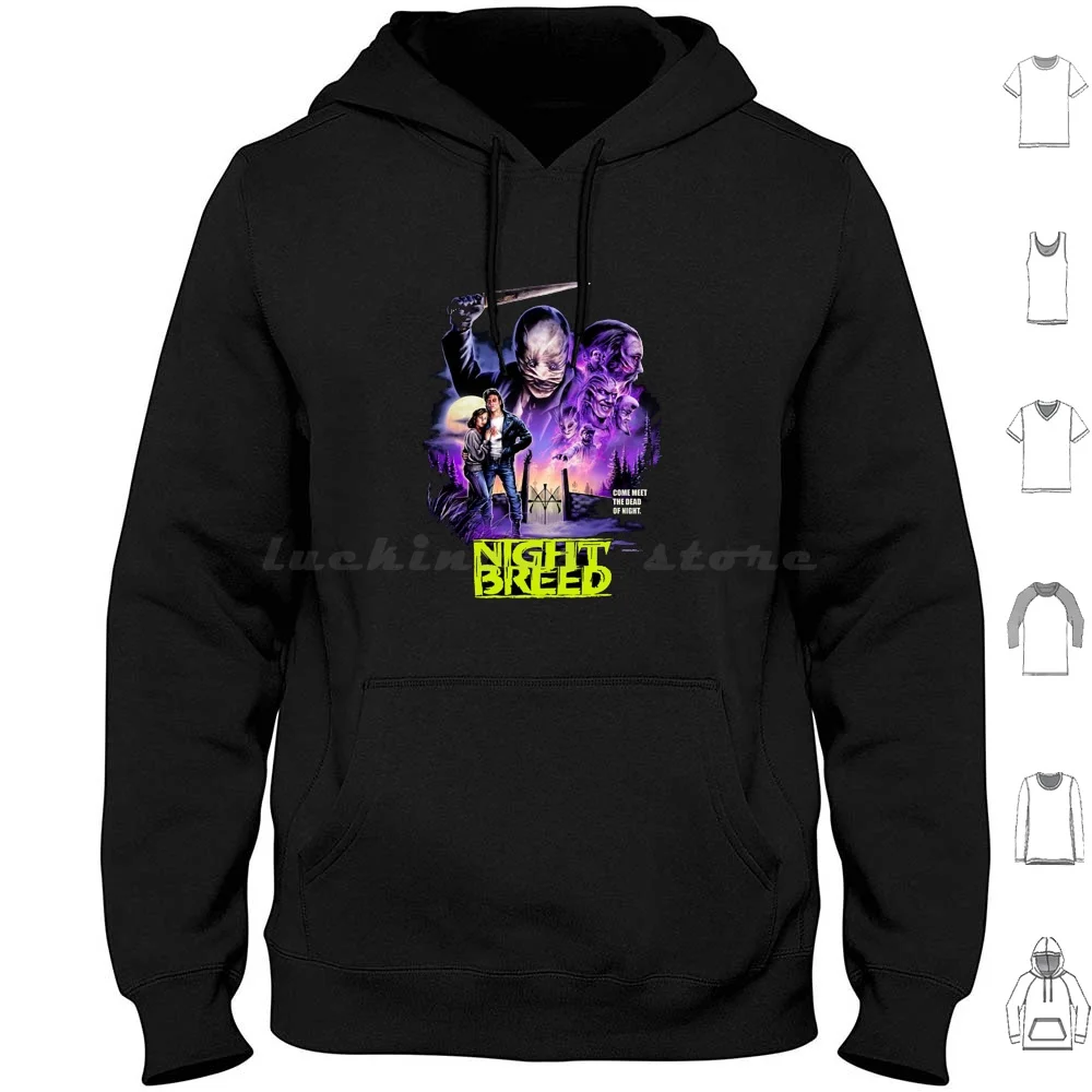 

Clive Barker'S Nighbreed / Cabal Cult Classic Horror Movie Inspired By Design Hoodie cotton Long Sleeve Inspired By