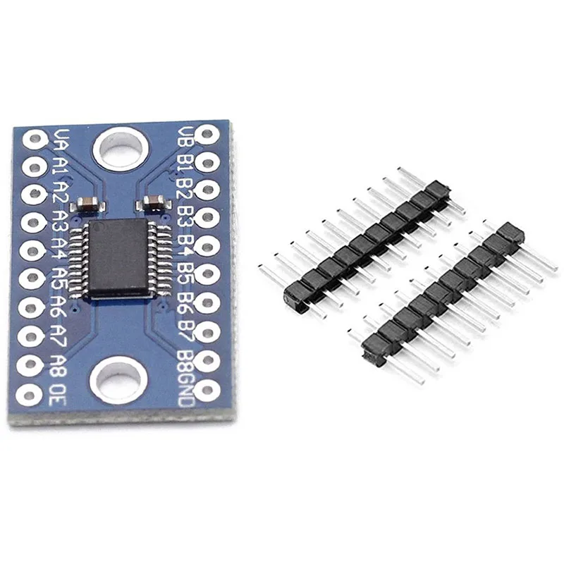 5pcs TXS0108E High Speed Full Duplex 8 Way 8 Channel Level Conversion Module 8-Bit Logic Level Bi-Directional Converter