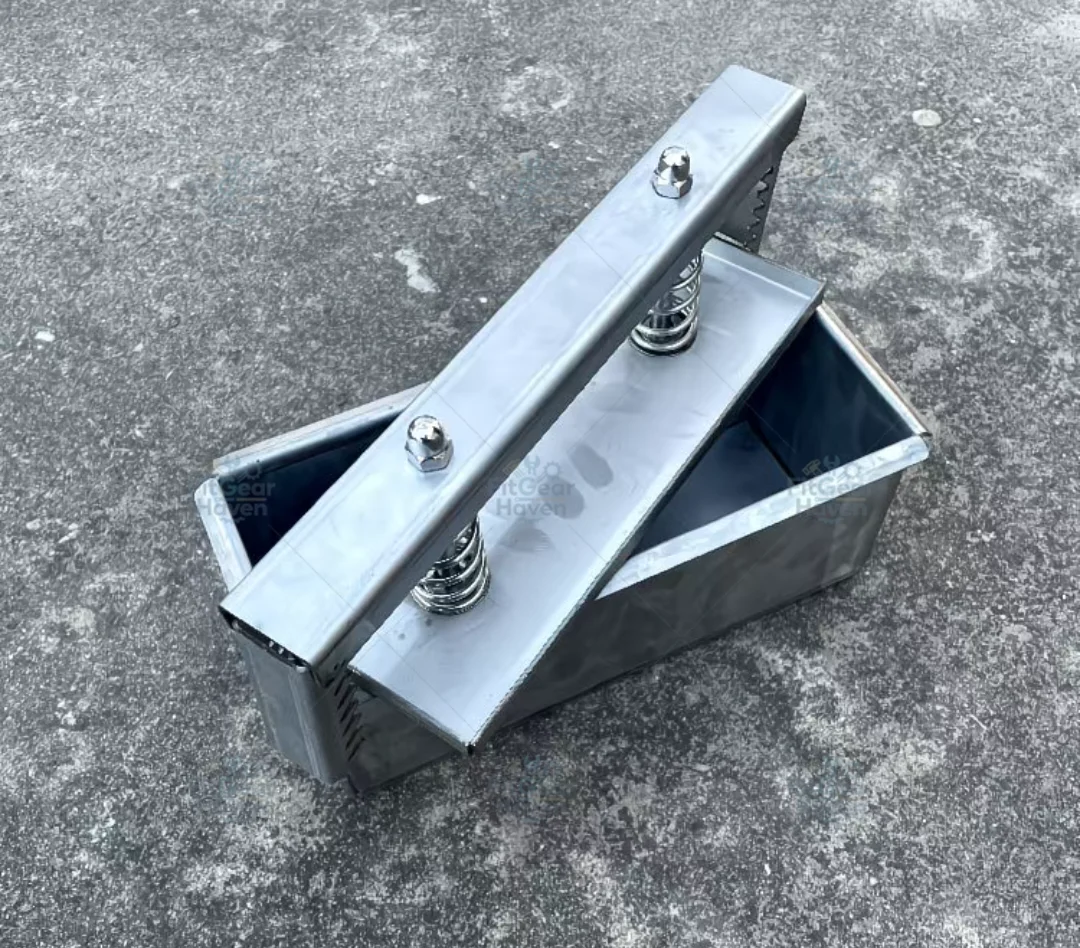 Stainless steel shaped kitchen cooked food toolbox