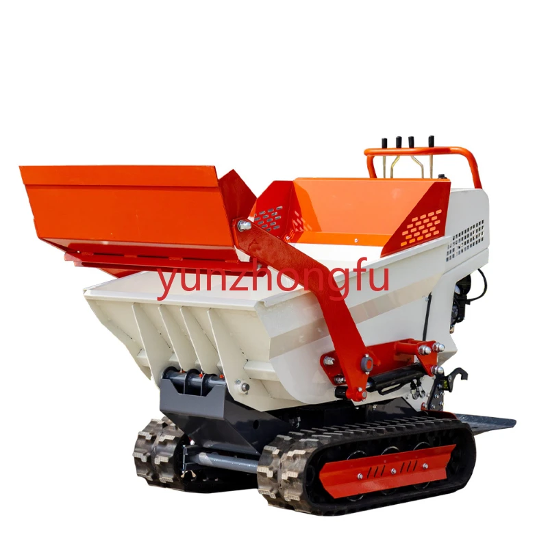 SOURCE Factory Supplies Small Crawler Dumptruck  Transport Dump Truck 6.5 Horsepower Gasoline