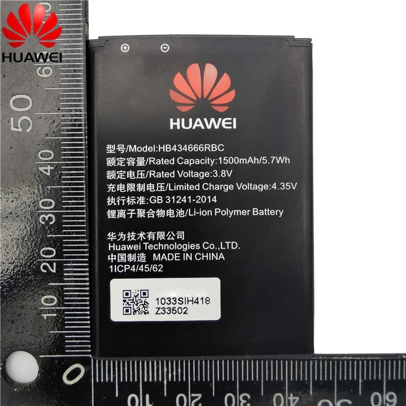 Huaweiルーター用Huawei電話バッテリー,100% オリジナル,hb434666rbc,1500mah,e5573,e5573s,E5573s-32, E5573s-320, E5573s-606, E5573s-806