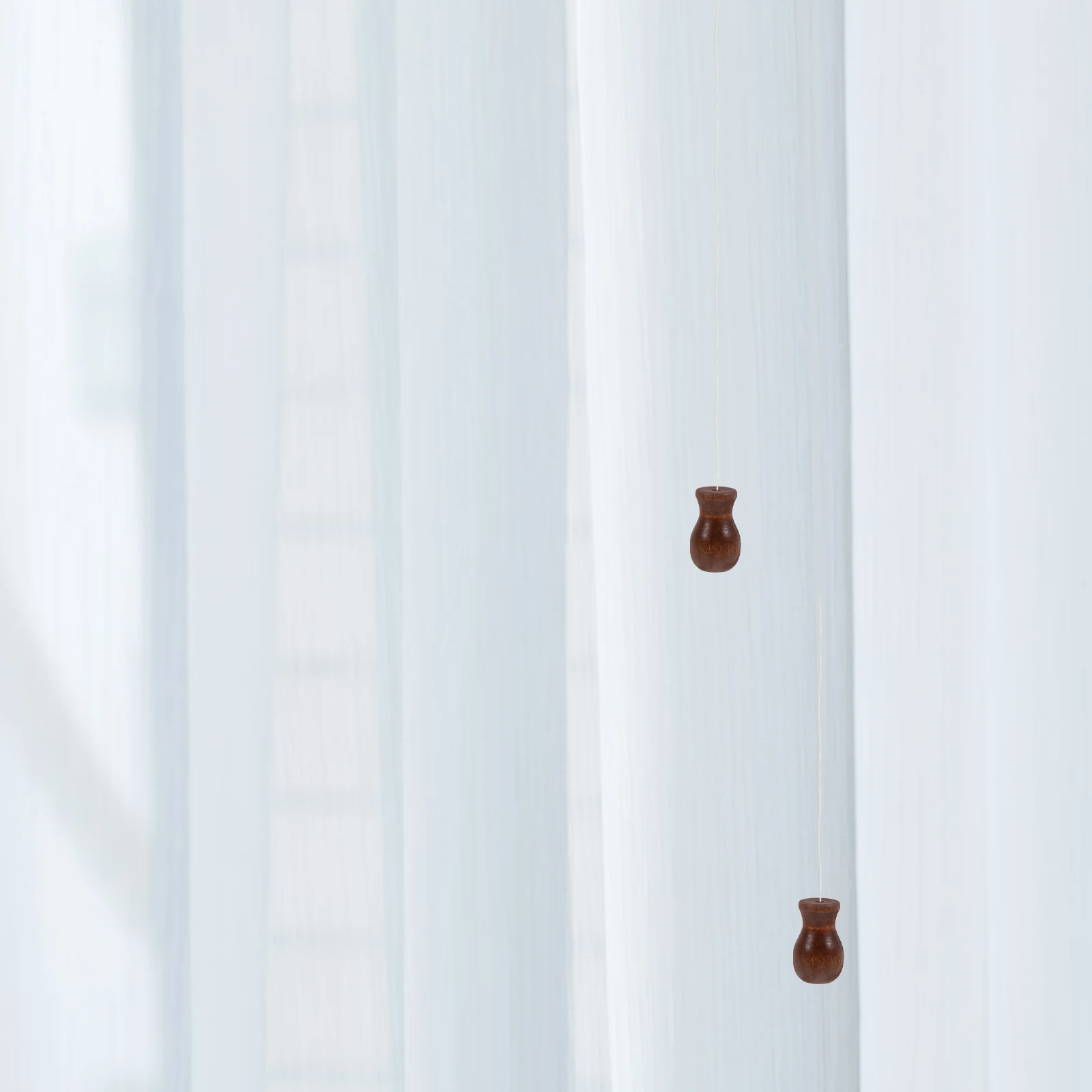 

8 Pcs Wooden Beads and Pendants Blind Accessories Blinds Cord Knob Curtains Rope Pull Knobs Ends Pulls